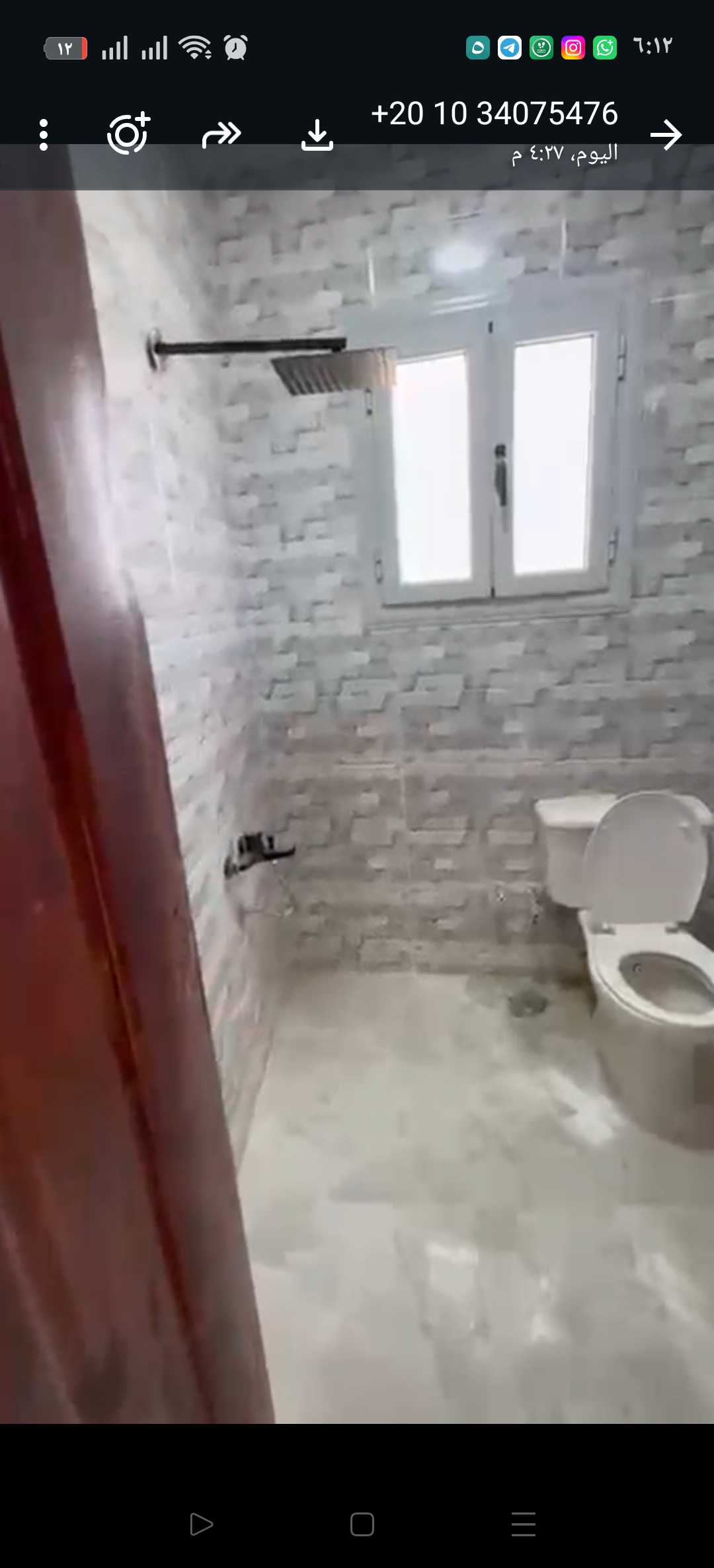 شاليه دور ثالث قبلي الطريق امام مارينا 5